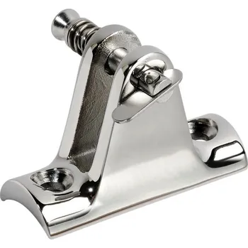 Člun Nerezová základna pro montáž na trubku, jištění rychloupínáním