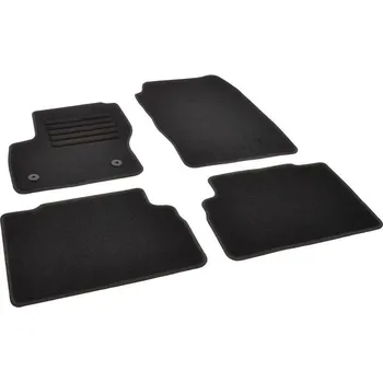 autokoberec Autokoberce textilní přesné černé / černé obšití - Ford C-Max II (Typ DXA/CB7 DXA/CEU) (2012-2015) 5-sedadel