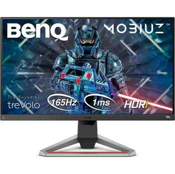 Monitor BenQ Mobiuz EX2710S 27" LED monitor, herní, 27", IPS, 1920×1080, 16:9, 165Hz, FreeSync Premium, 1000:1, 1ms, 400cd/m2, 2× HDMI, DisplayPort, repro, černo-stříbrný 9H.LKFLA.TBE