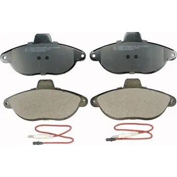 Brzdový systém Sada brzdových destiček, kotoučová brzda DENCKERMANN B110888