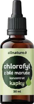 Přírodní produkt Allnature Chlorofyl z bílé moruše kapky 30 ml