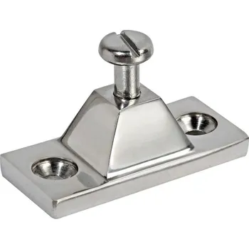 Člun Nerezová základna na bok lodě se šroubem, základna 43x51 mm