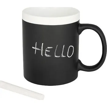 Hrnek popisovatelný křídou, bílá