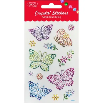 samolepka Samolepky Crystal Motýlci