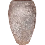 Moderní keramický květináč Baq Lava, Emperor relic rust metal 57x95cm