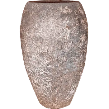 Květináč Moderní keramický květináč Baq Lava, Emperor relic rust metal 57x95cm