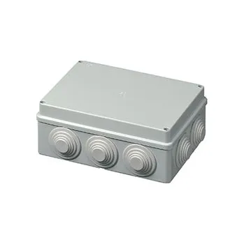 Elektroinstalační krabice Krabice rozbočovací na omítku s průchodkami - HL 405C