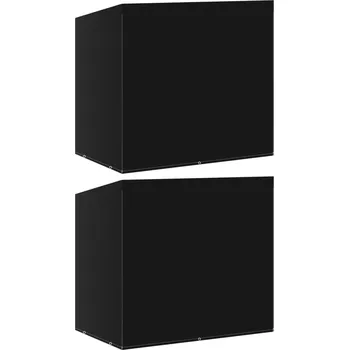 Krycí plachta Plachta na zahradní houpačku 2 ks 80 g/m2 černá 1,35 x 1,05 x 1,75 m