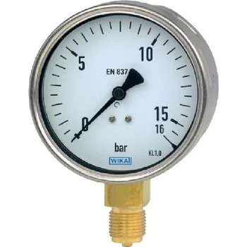 WIKA - Ursula Wiegand Ges.m.b.H. manometr 212.20.160 0/6bar, M20x1,5mm spodní přip., tř.1%