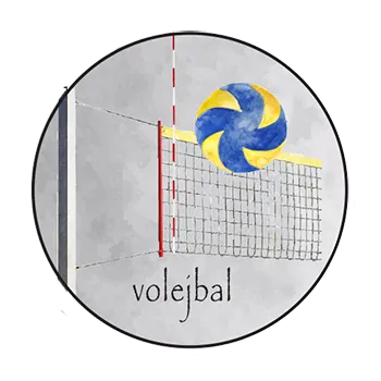 magnetka pro dítě Slon Pamatovák Volejbal