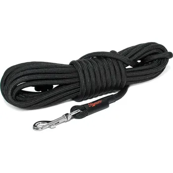 Vodítko pro psa Tamer Lanové vodítko STOPOVAČKA | černá - 400 Délka: 15m