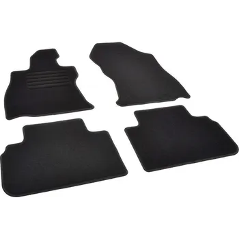 autokoberec Autokoberce textilní přesné černé / černé obšití - Subaru Forester V (Typ SK) e-Boxer (2018-2023) 5-sedadel