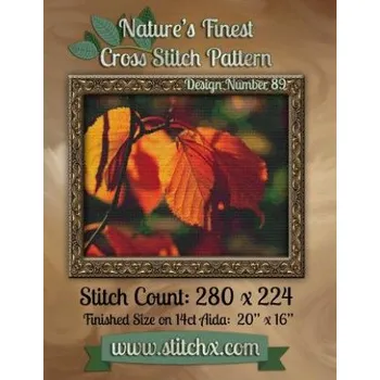 Umění Nature's Finest Cross Stitch Pattern: Design Number 89 – Nature Cross Stitch,Stitchx (EN)