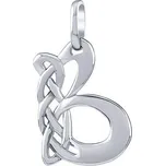 Keltský stříbrný přívěsek písmeno B PRMP11416