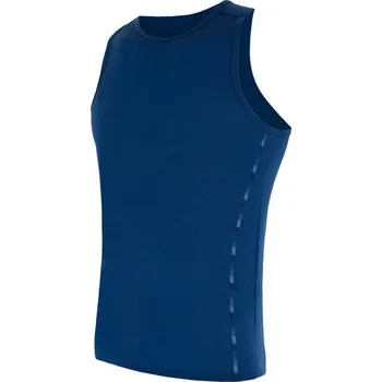 Oblečení a móda SENSOR MERINO AIR pánské triko bez rukávu tm.modrá XXL