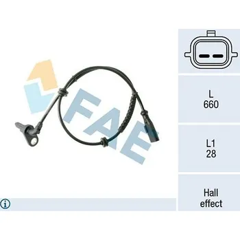 Přislušenství brzdového systému Snímač, počet otáček kol FAE 78411