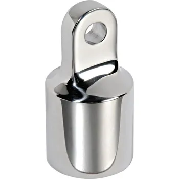 Člun Nerezová koncovka s okem rozměr: Pro trubku 20 mm