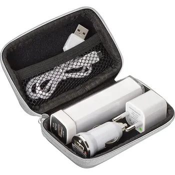 Powerbanka Cestovní sada - power bank, bílá
