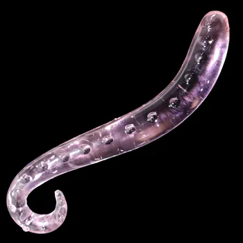 Dildo Intimitude Dildo Skleněné Chapadlo dlouhé Barva: Čirá