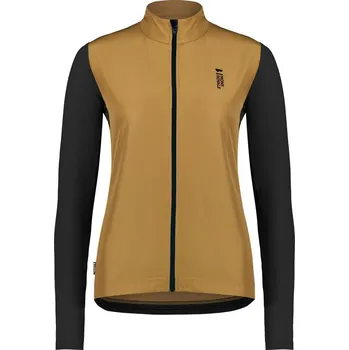 cyklistický dres Mons Royale Dámská technická mikina Moons Royale Redwood Wind Jersey WMNS Toffee Černá M