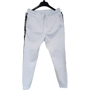 GUESS dámské tepláky Zoe Logo Joggers bílé M