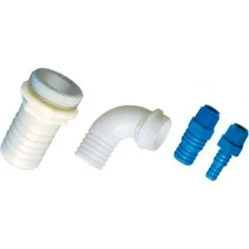 Plastová armatura se závitem pruchodky nerez zavit: Rovná 1/2 x 20 mm