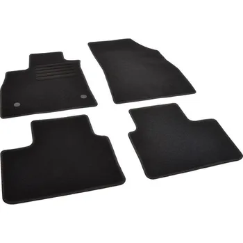 autokoberec Autokoberce textilní přesné černé / černé obšití - Renault Talisman (2015-2022) 5-sedadel
