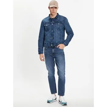 Pánská větrovka Tommy Hilfiger Jeansová bunda MW0MW32110 Modrá Regular Fit S