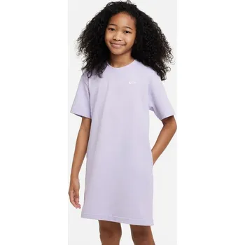 Dívčí šaty Šaty Nike Sportswear Jr FB1258 536 L (147-158 cm)