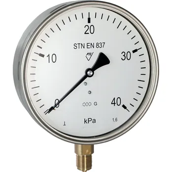 PREMATLAK, a.s. manometr 13388 0/1kPa, M20x1,5mm spodní přip., tř.1%