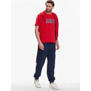 Pánské tričko Champion T-Shirt Bookstore 218512 Červená Regular Fit L