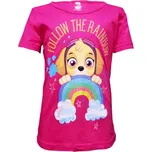 SETINO Dívčí triko (Tlapková Patrola - Skye) Barva: Růžová, Velikost: 7-8.let.(vel.116-122)