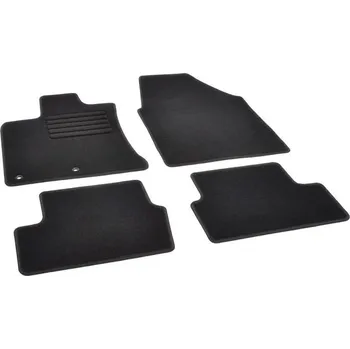 autokoberec Autokoberce textilní přesné černé / černé obšití - Nissan Qashqai I (Typ J10) (2006-2013) 5-sedadel