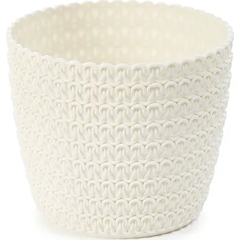 Obal na květináč Jersey (svetr) 26 Barva: Krémová