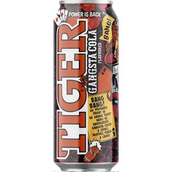 Energetický nápoj Tiger Energy Drink Tiger Energy Gangsta Cola 12x500ml
