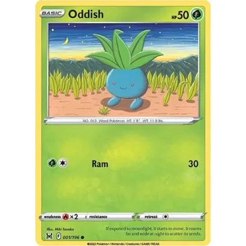 Karetní hra Pokémon karta Oddish 001/196 - Lost Origin
