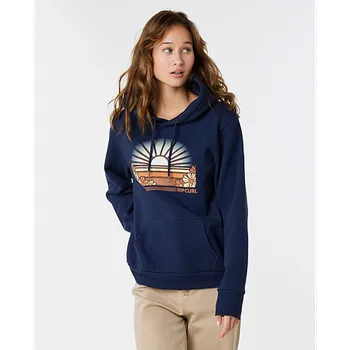 Pánská mikina Mikina Rip Curl SUNRISE SESSION FLEECE Navy velikost XS