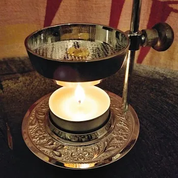 Aroma lampa Kadidelnice kovová na čajovou svíčku