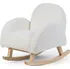 dětské křeslo Childhome Teddy dětské houpací křeslo bílé