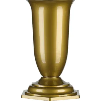 Obal na květináč Váza hřbitovní střední Flakon 2 Barva: Zlatá