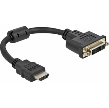 Video kabel Delock Video adaptér - HDMI Male na DVI -I Žena