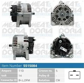 Autoelektrika generátor MEAT & DORIA 5515084