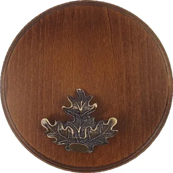 Podložka pod trofej č.326 - kaštan+bronzový list velký