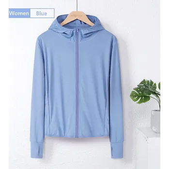 Dámský svetr Dámská lehoučká a prodyšná mikina s kapucí Barva: modrá, Velikost: XXXL