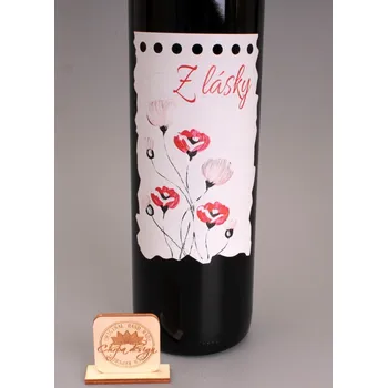 Víno Víno s etiketou - Z lásky víno: Chardonnay - polosuché