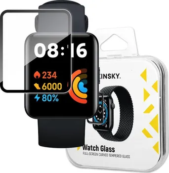 Příslušenství k chytrým hodinkám Wozinsky Watch Glass pro Xiaomi Redmi Watch 2 Lite ochranné hybridní sklo černé