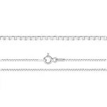 Stříbrný řetízek čtvercový 38, 40, 42 cm Délka: 40 cm