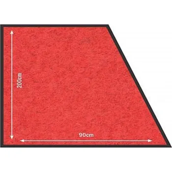 Koberec Koberec 90x200 cm k zábr. systému, červený, RS-200-RD