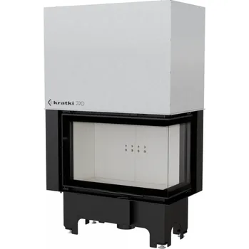 Krbová vložka Krbová vložka VN 810/410 pravé prosklení s výsuvným otevíráním dvířek