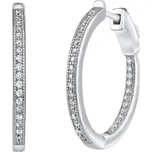 Silvego Stříbrné kruhové náušnice s unikátním zapínáním Milla JJJE0106 + 2 měsíce na vrácení zboží